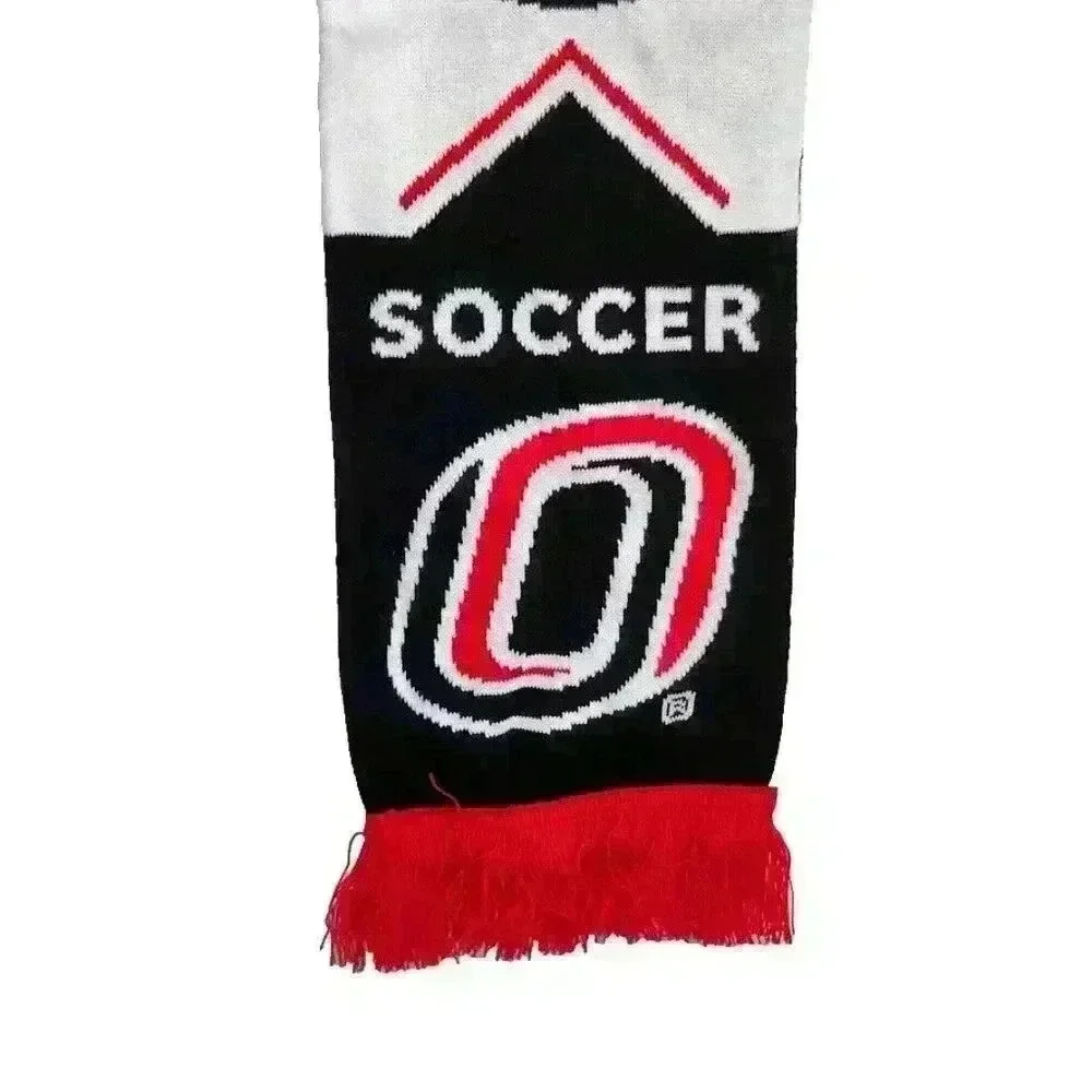 University of Nebraska Omaha Mavericks Soccer Scarf‎